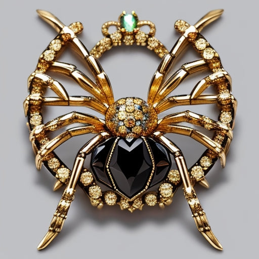 The Allure of the Fabergé Black Widow Spider: A Masterpiece of Dark Elegance